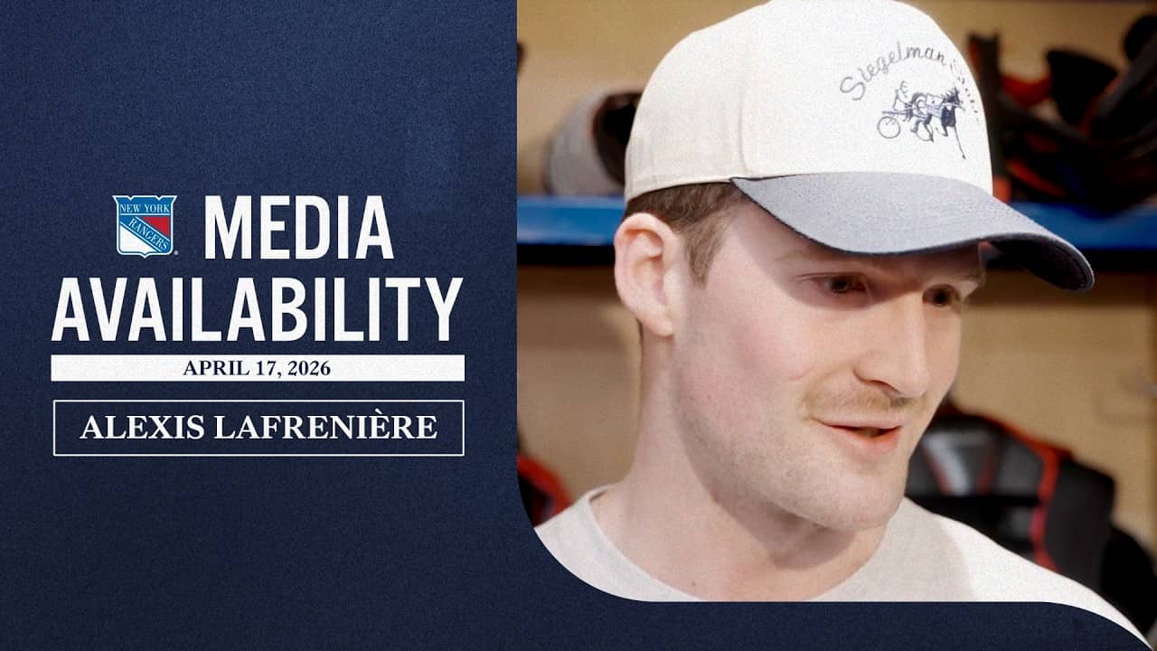 NYR 2026 Exit Day: Alexis Lafrenière Media Availability | April 17, 2026