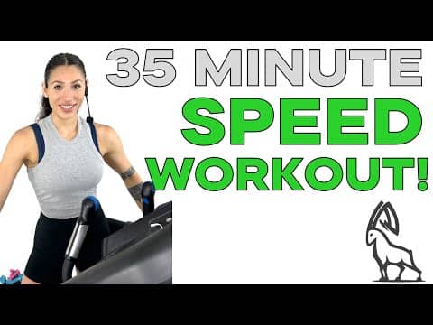 35 Minute Speed Workout | Treadmill Follow Along!