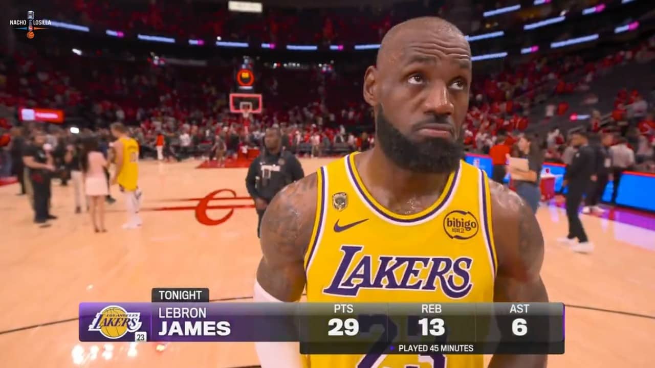 LEBRON NO DEBERÍA SER TAN BUENO CON 41 AÑOS