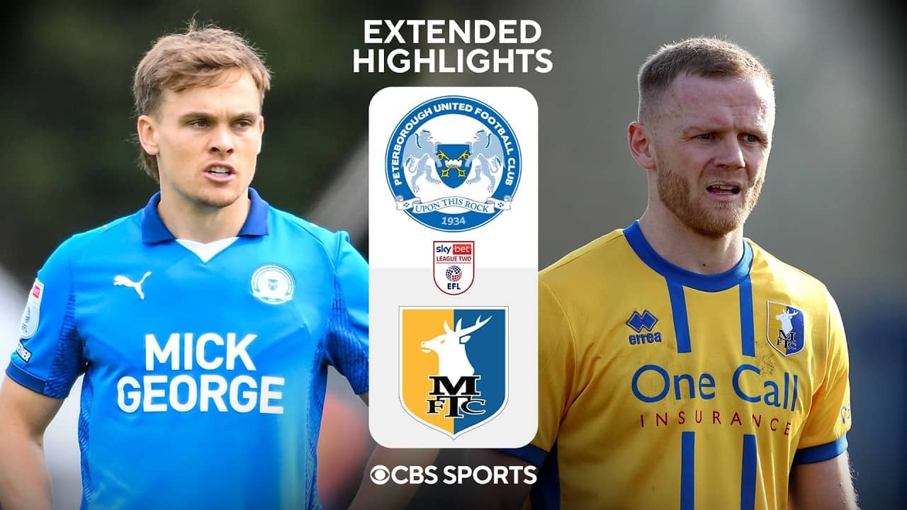 Peterborough United vs. Mansfield Town: Extended Highlights | EFL League One | CBS Sports Golazo