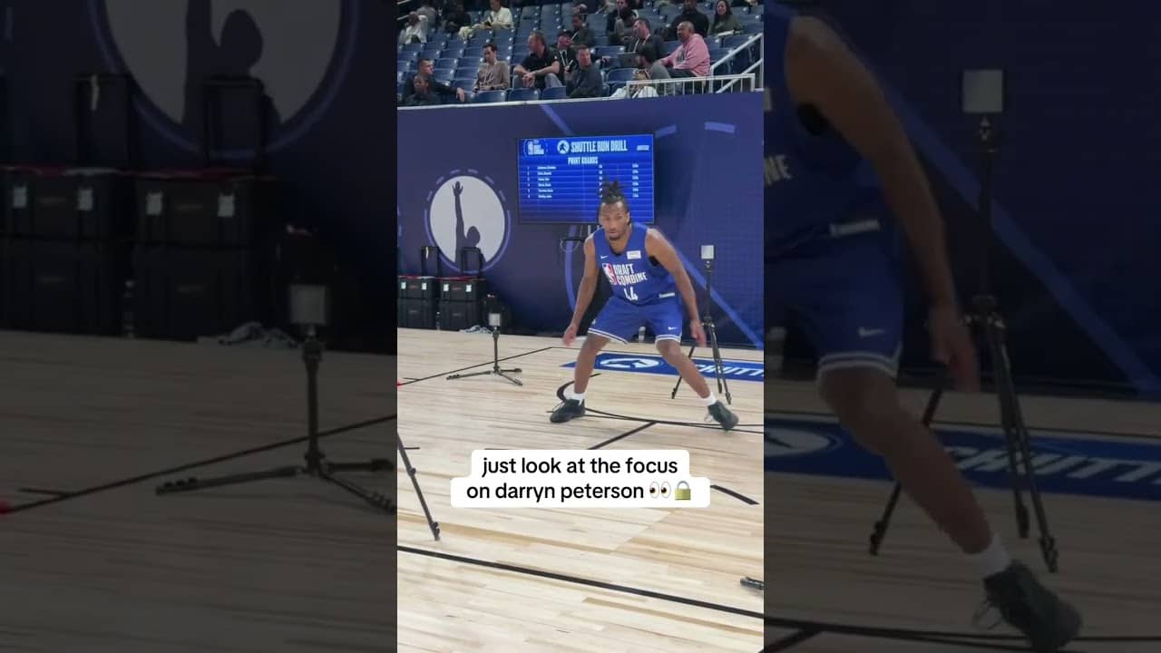 Darryn Peterson moment to shine in the shuttle run