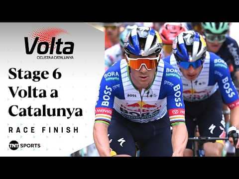 BRILLIANT RIDE! 👏 | Men's 2026 Volta a Catalunya Stage 6 Final KM's | TNT Sports Cycling