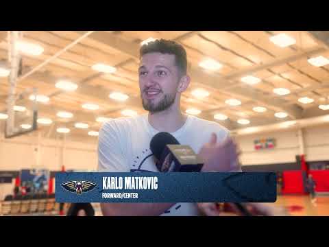 Karlo Matkovic on bringing energy, bench contributions | Pelicans Practice 12/16/2025