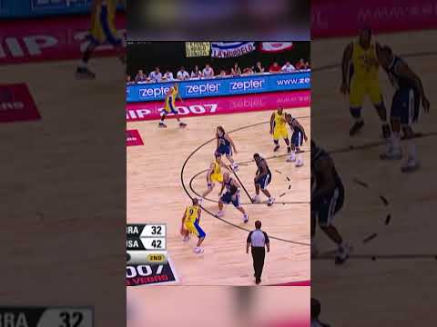 A 22-year-old LeBron leading like a vet  🗣 #AmeriCup