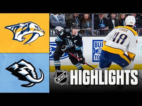 Predators vs. Mammoth | NHL Highlights | December 29, 2025