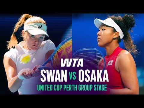 Naomi Osaka vs. Katie Swan | 2026 United Cup Group Stage | WTA Match Highlights
