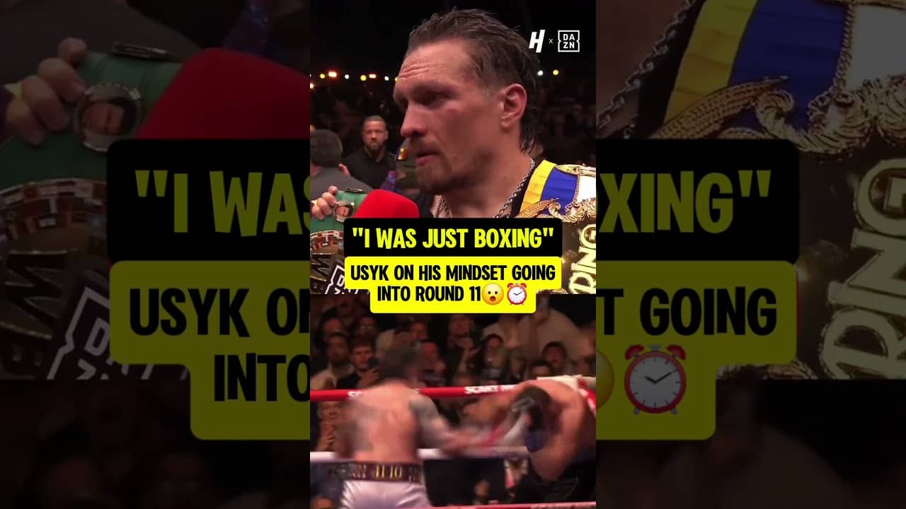 Usyk with the important insights😭 live on @DAZNBoxing