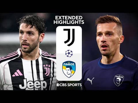 Juventus vs. Pafos: Extended Highlights | UCL League Phase MD 6 | CBS Sports Golazo