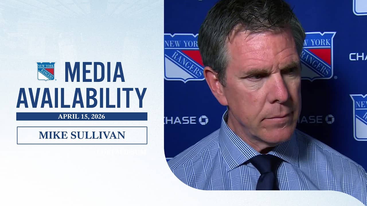 NYR at TBL: Mike Sullivan Postgame Media Availability | Apr. 15, 2026