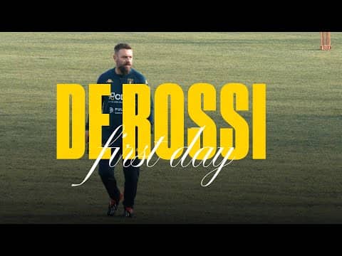 💪 DE ROSSI FIRST DAY AT GENOA CFC