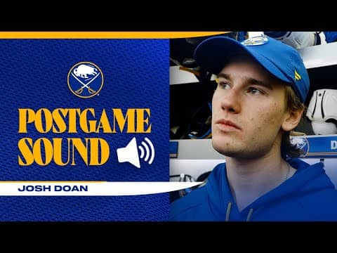 "We Did A Really Good Job Tonight" | Josh Doan After 9-3 Win Over Chicago Blackhawks |Buffalo Sabres