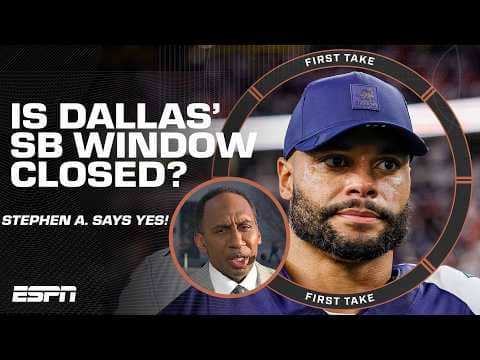 Stephen A. LAUGHS at the Dallas Cowboys’ Super Bowl chances 🤠 | First Take