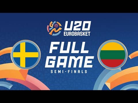 LIVE - Sweden v Lithuania | FIBA U20 Women's EuroBasket 2025 | Semi-Finals