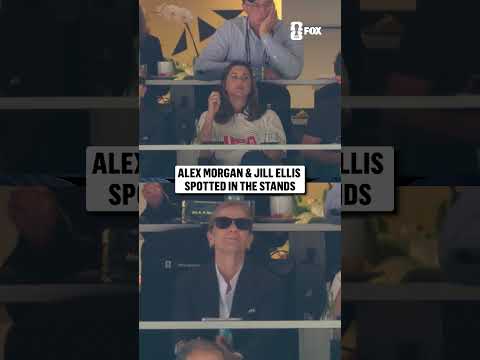 US Soccer royalty Alex Morgan and Jill Ellis enjoying some FIFA World Cup action in Seattle