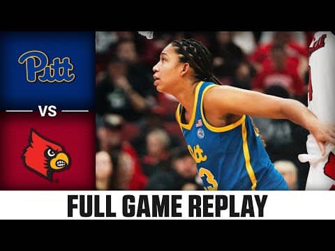 Pitt vs. Louisville Full Game Replay | 2025-26 ACC Women's Basketball