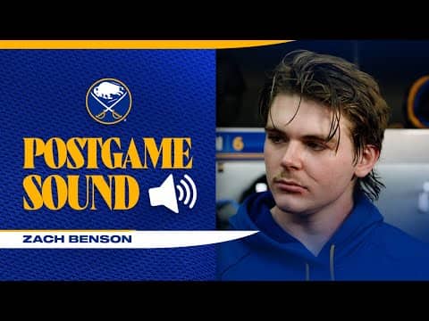 “It’s A Good Lesson” | Zach Benson After 4-3 Loss To Florida Panthers | Buffalo Sabres