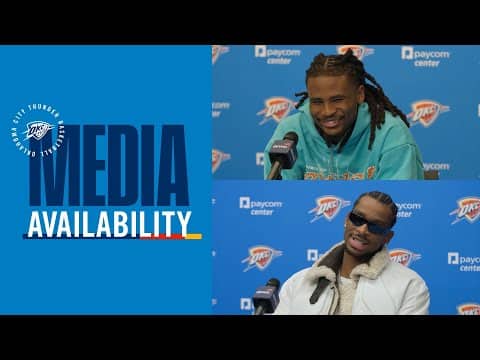 Shai Gilgeous-Alexander and Cason Wallace on second half push | Post Game Media | December 29, 2025