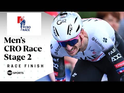 UNSTOPPABLE! 😮‍💨 | 2025 Men's CRO Race Stage 2 Final KM’s | TNT Sports Cycling