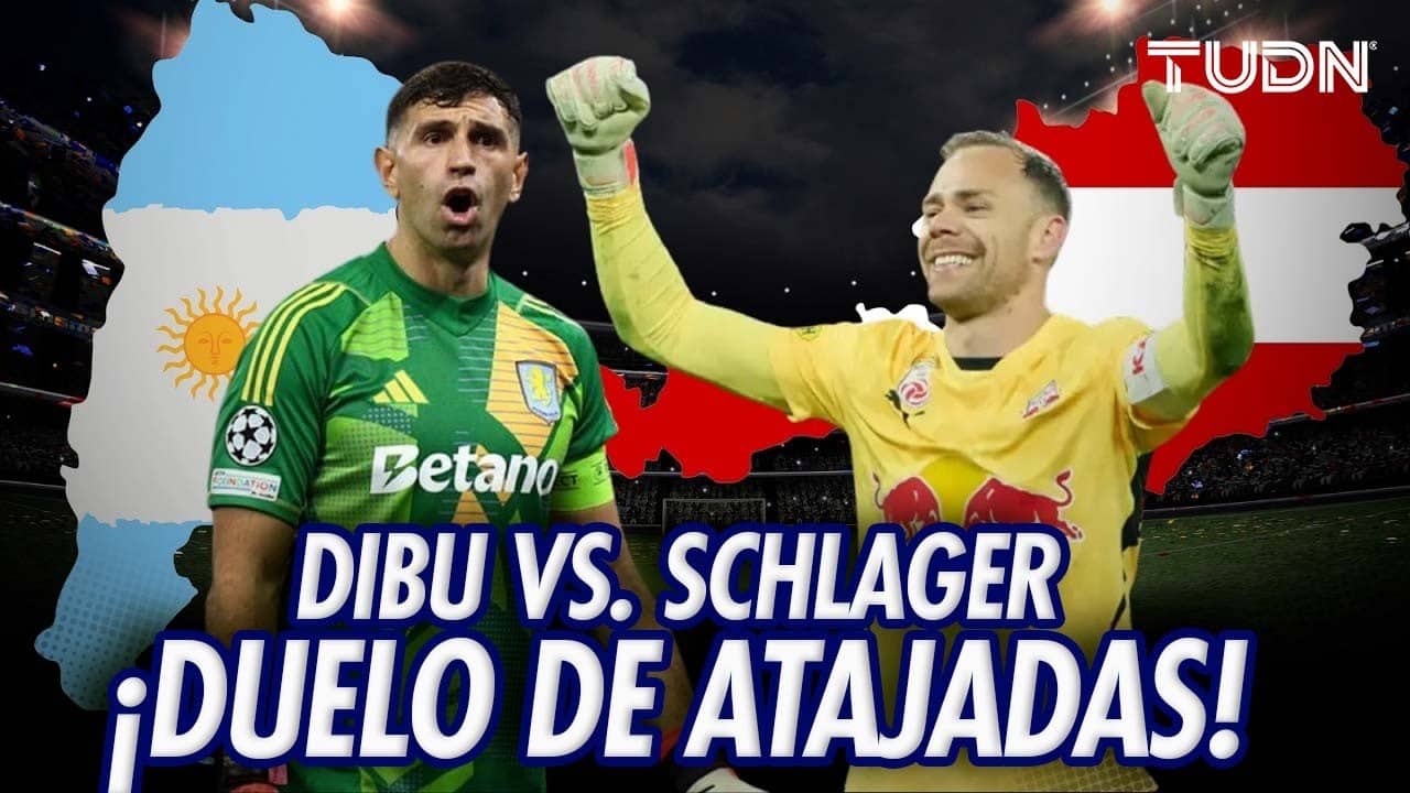 ¡DUELAZO EN EL ARGENTINA VS. AUSTRIA! Dibu Martínez y Schlager roban cámara en los arcos | TUDN