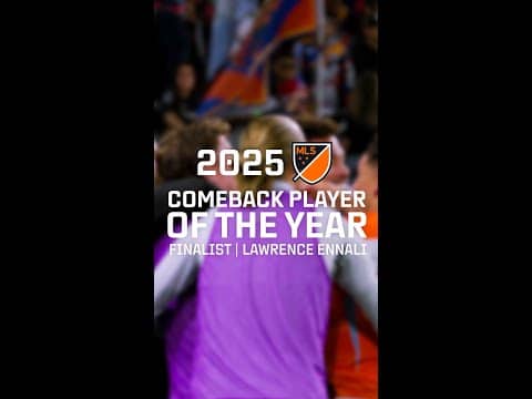 Congrats to our MLS Comeback player of the Year finalist, Lawrence Ennali 👏