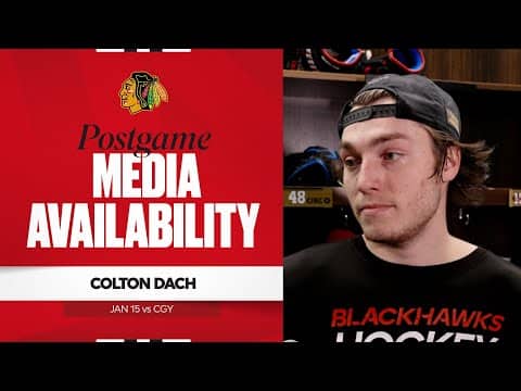 "They were hard on us." | Colton Dach Postgame 1.15.26