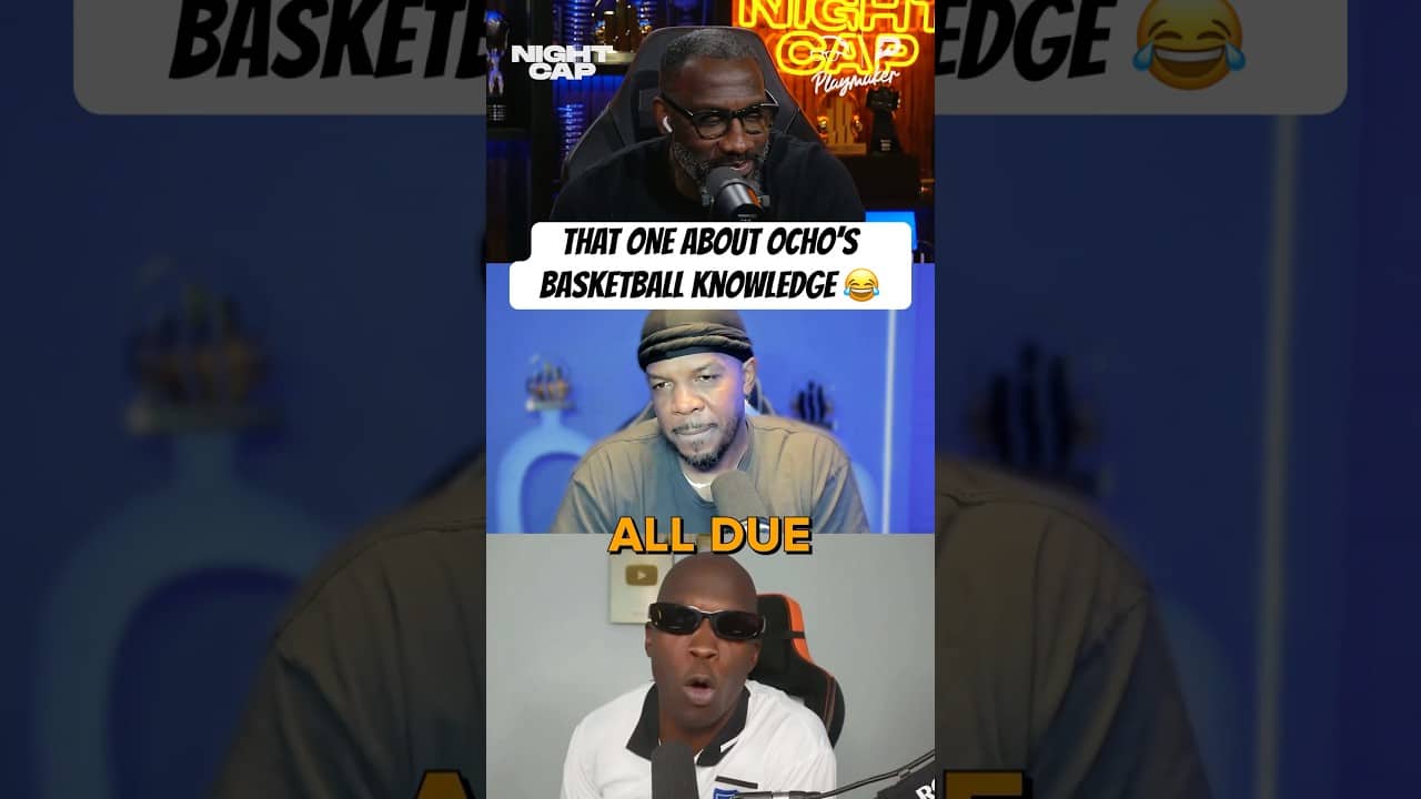 Ocho’s basketball knowledge ain’t to be played with 👀😂 #Nightcap