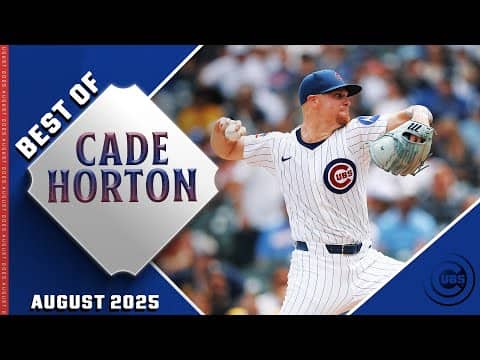 Cade Horton enters the NL Rookie of the Year conversation with a DOMINANT August 🔥