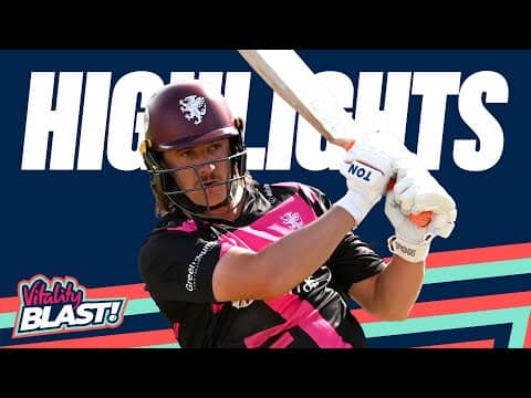 Kohler-Cadmore Smacks 81 | Lancashire v Somerset - Highlights | Vitality Blast 2025