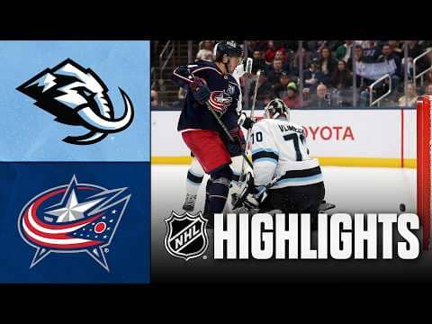 Mammoth vs. Blue Jackets | NHL Highlights | March 07, 2026