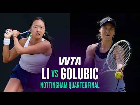 Ann Li vs. Viktorija Golubic | 2026 Nottingham Quarterfinal | WTA Match Highlights