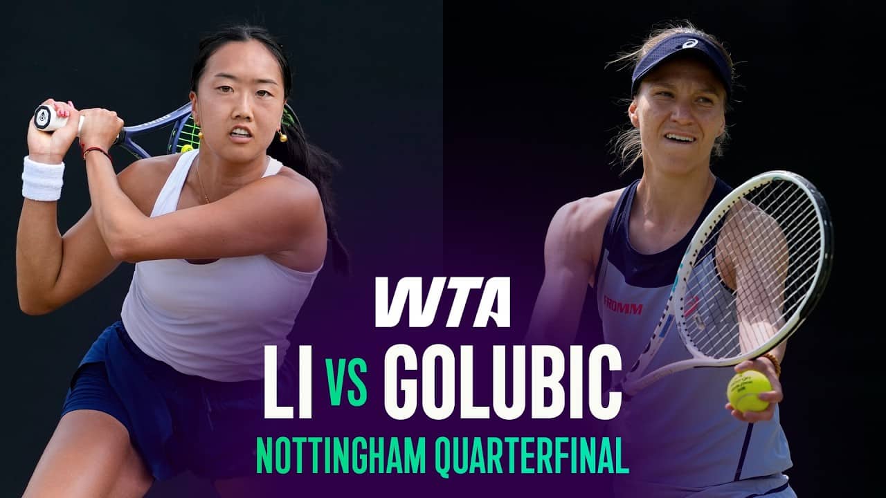 Ann Li vs. Viktorija Golubic | 2026 Nottingham Quarterfinal | WTA Match Highlights