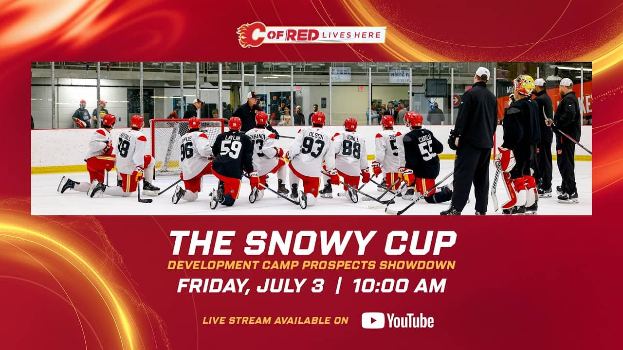 LIVE - 2026 Snowy Cup 3-on-3 Scrimmage | Calgary Flames Development Camp