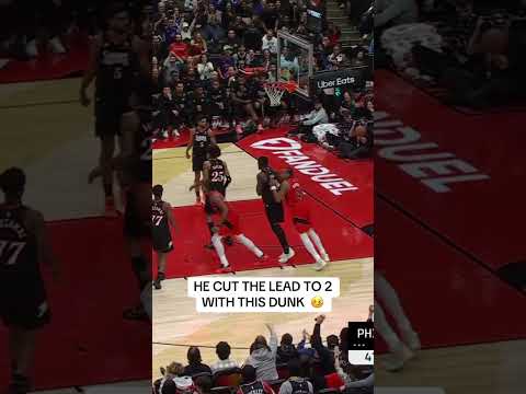 Scottie Barnes monster slam 🔥 😮‍💨