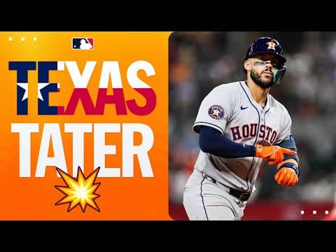 OFF THE POLE! Carlos Correa's CLUTCH two-run home run ties the game in the 8th! 🤠