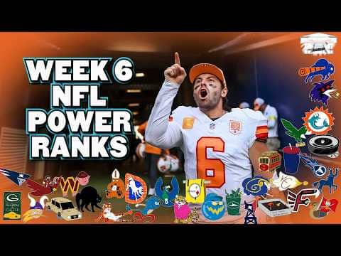 Brutally Honest NFL Power Rankings: Week 6