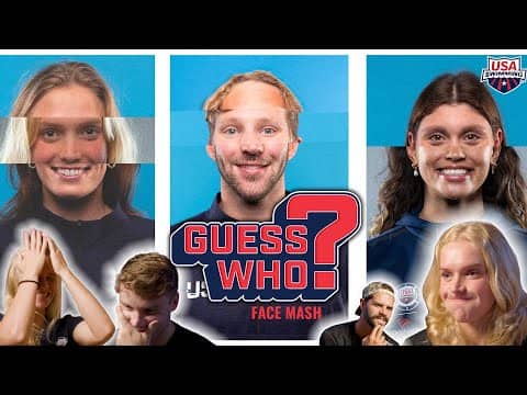 Face Mash Challenge | Which Swimmers' Faces Did We Combine?