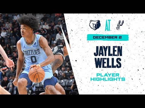 Jaylen Wells Highlights vs  San Antonio Spurs