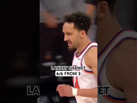 LETHAL FROM BEHIND THE ARC 😮‍💨 #nba #nyknicks #landryshamet #3pointshooters