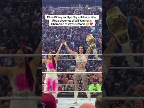 Rhea Ripley is champ once again 🔥 #WrestleMania