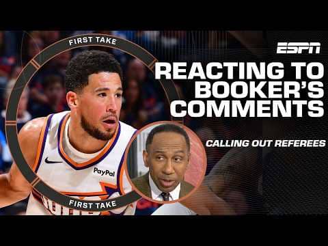 Perk calls out Devin Booker for crying about officiating 👀 ‘OKC are a pack of hyenas!’ | First Take