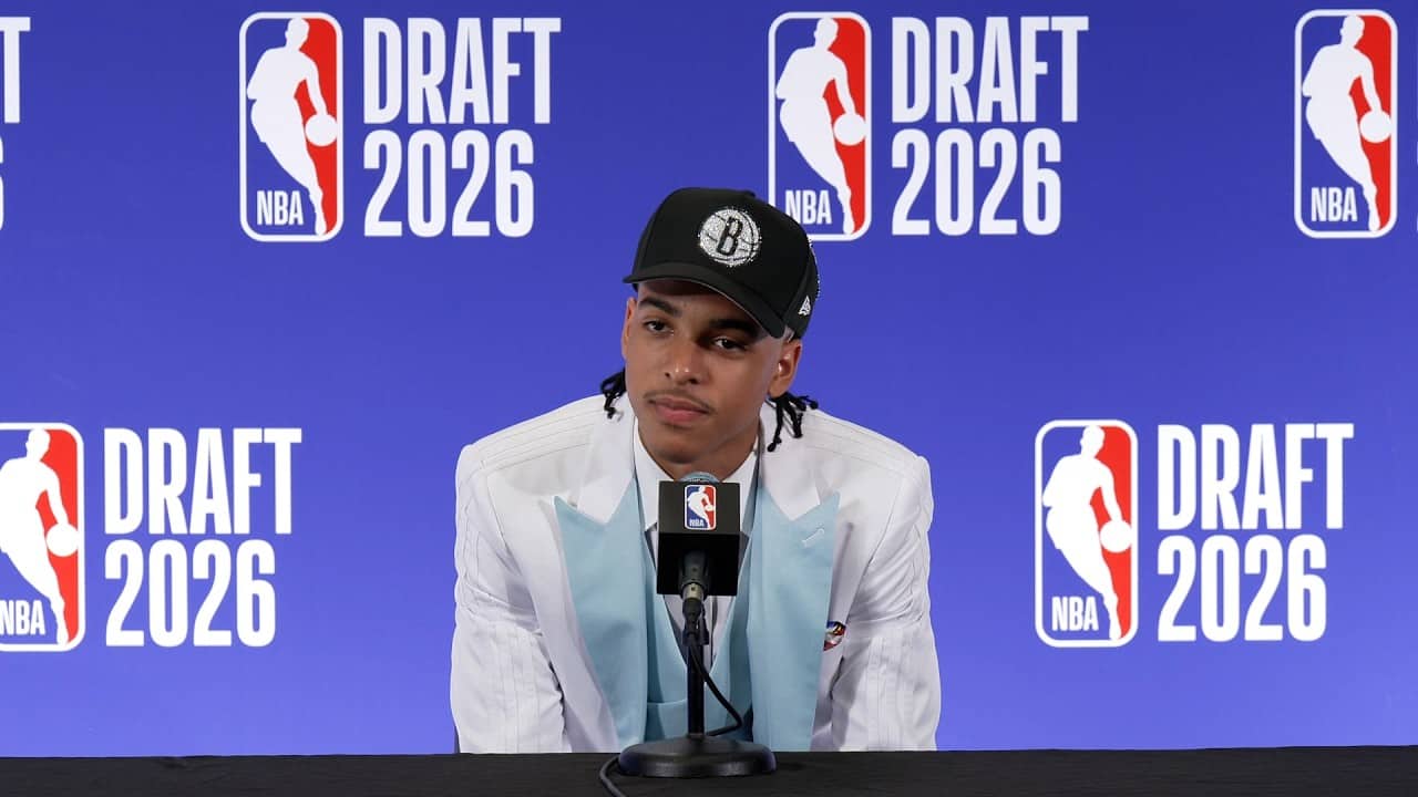 Brooklyn Nets First-Round Pick Mikel Brown Jr. | 2026 NBA Draft Press Conference