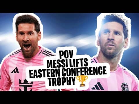 POV: Messi BREAKS RECORD and Miami WIN Eastern Conference Championship! | 2025 Audi MLS Cup Playoffs