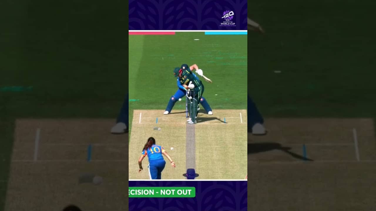 Just the start India needed as Renuka Singh traps Georgia Voll plumb ☝️ #T20WorldCup