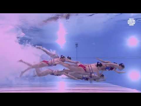 France Dazzles at Artistic Swimming World Cup with Stunning Paris 2024 Routine!