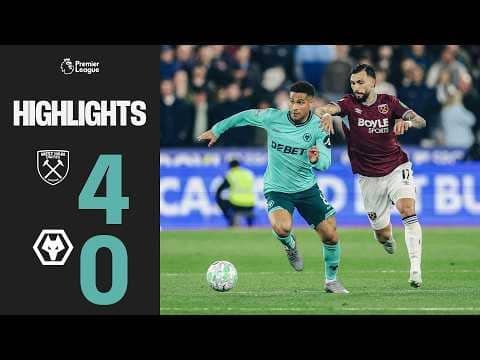 Defeat in the capital | West Ham 4-0 Wolves | Highlights