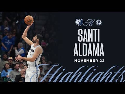Santi Aldama Highlights vs. Dallas Mavericks