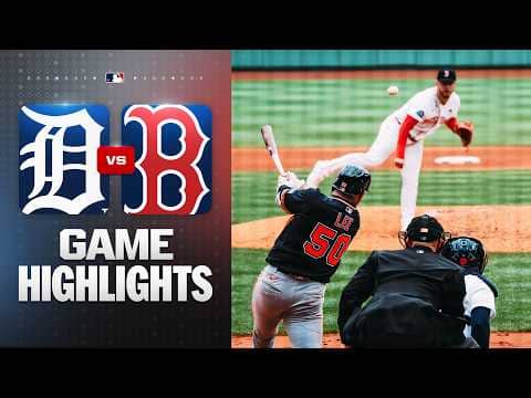 Tigers vs. Red Sox Game Highlights (4/20/26) | MLB Highlights