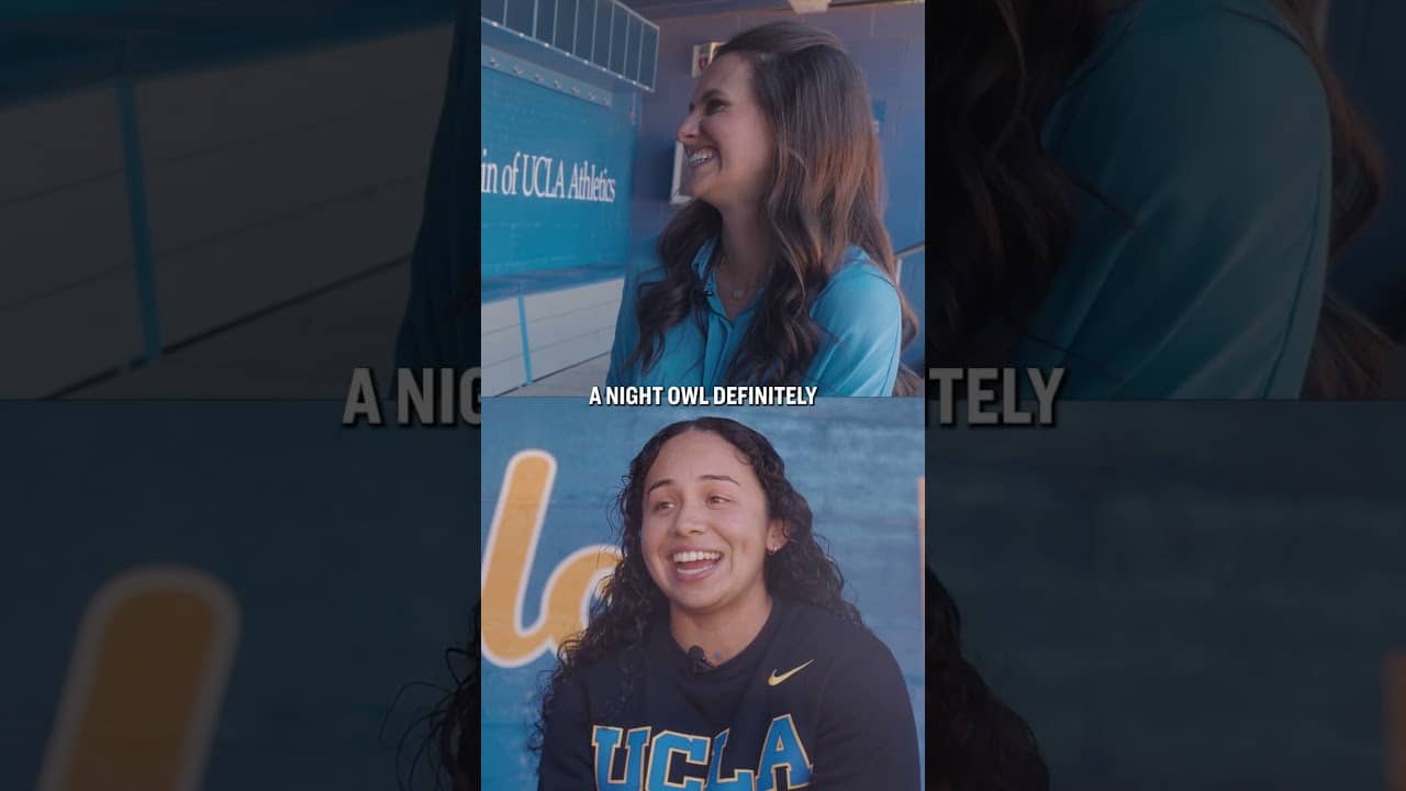 Get to know UCLA softball's Bri Alejandre 🥎 #shorts