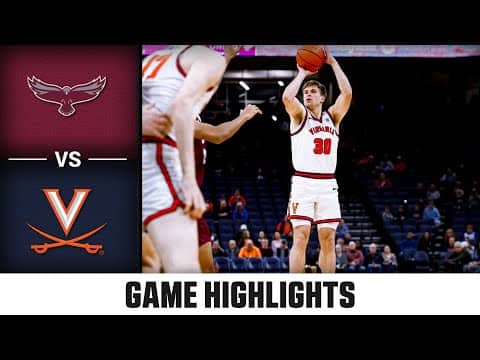 Maryland Eastern Shore vs. Virginia Game Highlights | 2025-26 ACC Men's Basketball