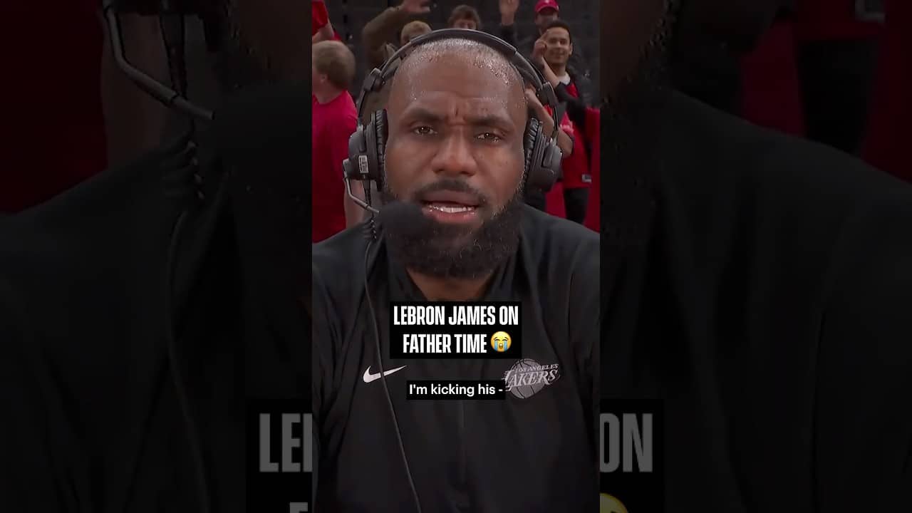 Father time? Never heard of him. #lakers #lebronjames